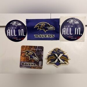 Rave Ravens Logo Patch sports- Purple and Black